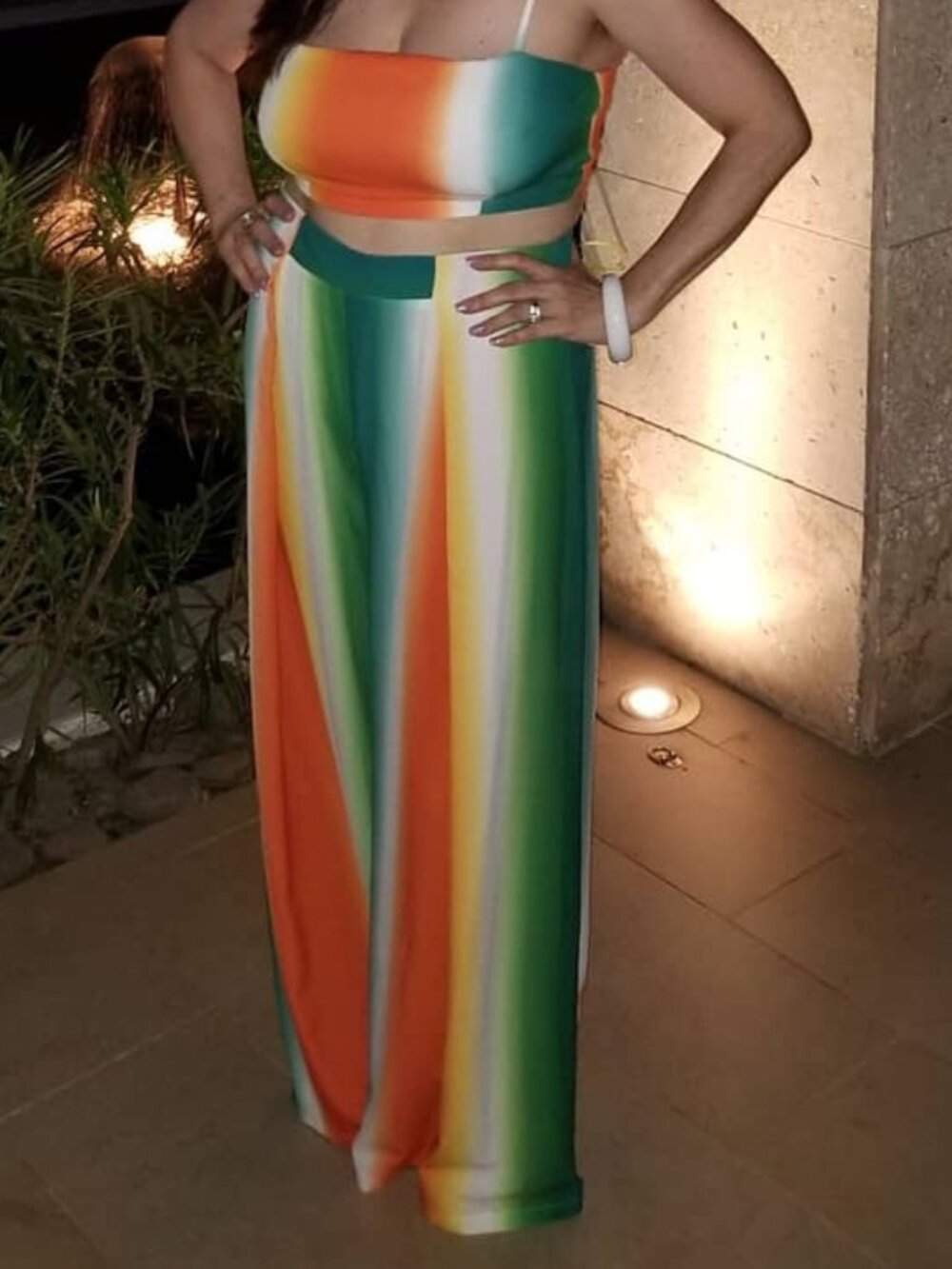 Multi Color Pant Set - Picture 1 of 10